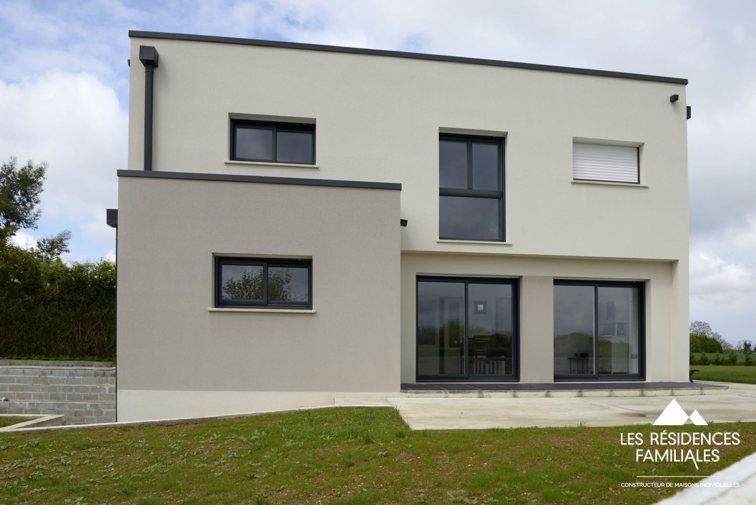 Maisons réalisée en bloc bétons