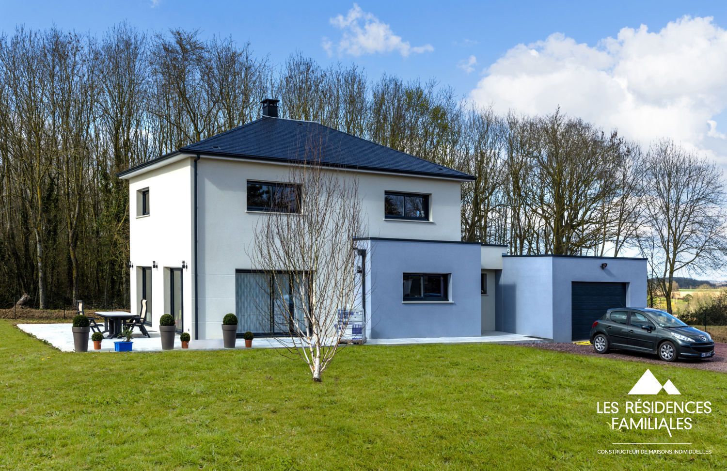 Maisons réalisée en béton cellulaire